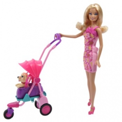 芭比(Barbie)套装大礼盒 新版梦幻衣橱 别墅